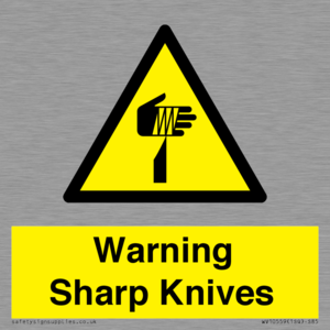 Warning Sharp Knives